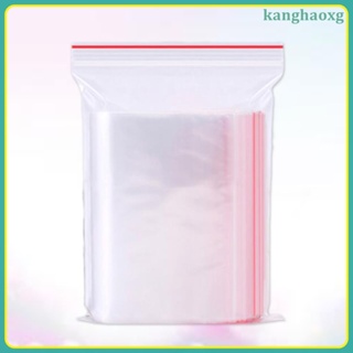 Kanghaoxg ถุงพลาสติกใส สําหรับใส่เครื่องประดับ นิตยสาร 100 ชิ้น