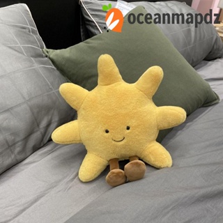 Oceanmapdz หมอนตุ๊กตานุ่ม รูปดวงจันทร์ ดวงอาทิตย์ น่ารัก สไตล์นอร์ดิก ใส่สบาย ของขวัญคริสต์มาส