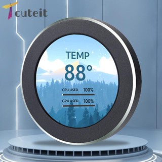 Tcuteit หน้าจอคอมพิวเตอร์ LCD หมุนได้ 360 องศา 2.1 นิ้ว