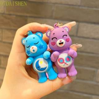 Daishen1 พวงกุญแจหมีสายรุ้ง สไตล์เกาหลี หลากสี จี้ห้อยกระเป๋าน่ารัก พวงกุญแจรถ ตุ๊กตาผู้หญิง
