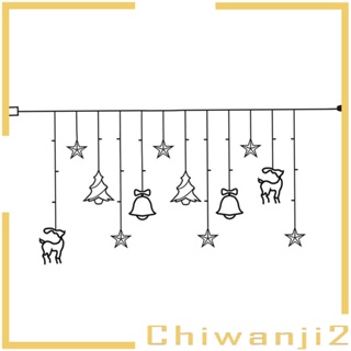 [Chiwanji2] สายไฟหิ่งห้อย LED สําหรับตกแต่งหน้าต่าง เทศกาล