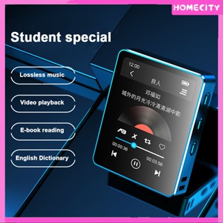 [พร้อม] Bt5.0 Lossless Music Student Walkman Mp3 Mp4 อ่านออกเสียงอัตโนมัติมินิเกม Mp5