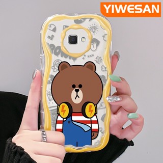 เคสโทรศัพท์มือถือแบบนิ่ม ใส กันกระแทก ลายการ์ตูนหมี สําหรับ Samsung J7 Prime J7 Prime 2 J2 Prime