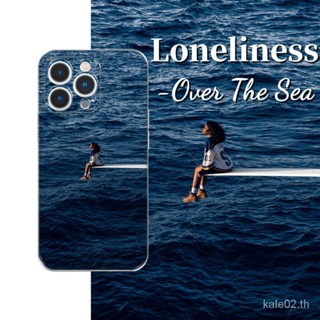 เคสป้องกันโทรศัพท์มือถือ สัมผัสคล้ายคนเหงา สําหรับ iPhone SOS 14pro 13