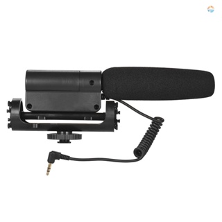 {Fsth} Recording Condenser Microphone Photography Interview Cardioid Directional Video Microphone for Canon   DSLR ILDC Cameras with 3.5mm MIC Socket