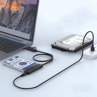 อะแดปเตอร์แปลง USB3.0 Type-C เป็น SATA SATA อินเตอร์เฟซ USB HUB Plug and Play HDD SSD Splitter สําหรับฮาร์ดไดรฟ์ 2.5 นิ้ว [Taylor.th]