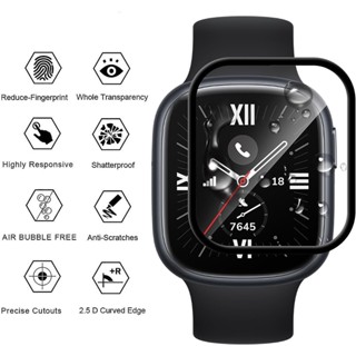 ฟิล์มกันรอยหน้าจอโค้ง 3D อุปกรณ์เสริม สําหรับ Honor Watch 4 (1 ชิ้น)