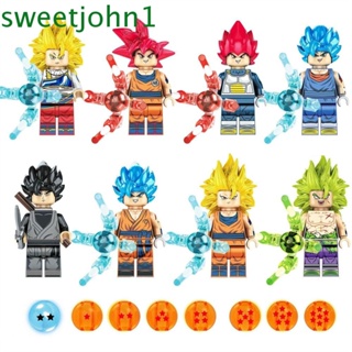 Sweetjohn บล็อกตัวต่อ รูปอนิเมะ Dragon Ball Zamasu ขนาดเล็ก ของเล่นสําหรับเด็ก