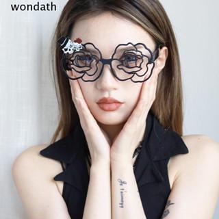 Wonda แว่นตาคอสเพลย์ รูปค้างคาว สีดํา แฟชั่น สําหรับปาร์ตี้ฮาโลวีน