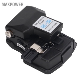  Maxpower Fiber Cleaver ใบมีด 16 ด้าน 3 in 1 Fixture รางสไลด์สแตนเลส เครื่องตัดไฟเบอร์ออปติกโลหะผสมอลูมิเนียมพร้อมสเกล