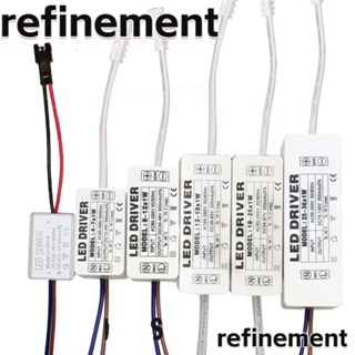 Refinement แผงไฟไดรเวอร์ LED 1W-36W AC85-265V ABS กันน้ํา ติดตั้งง่าย อุปกรณ์เสริม