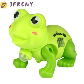 Jeromy ของเล่นกบไฟฟ้าพลาสติก นํากลับมาใช้ใหม่ได้ เพื่อการเรียนรู้ สําหรับเด็ก