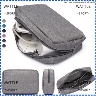 Wattle กระเป๋าจัดเก็บสายหูฟัง สาย USB ความจุขนาดใหญ่