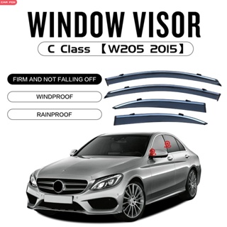 ที่บังแดดหน้าต่างรถยนต์ PC อุปกรณ์เสริม สําหรับ Mercedes Benz C Class W204 W205 4 ชิ้น