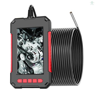 P40 Portable Handheld Industrial Endoscope Borescope Inspection Camera IP67 Waterproof 5.5mm Lens Built-in 6pcs Adjustable LEDs with 4.3 Inch High-definition 1080P Display Screen