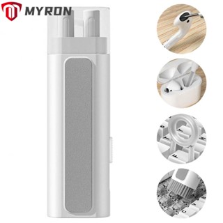 Myron ชุดอุปกรณ์ทําความสะอาดหูฟัง โทรศัพท์มือถือ ปุ่มกด