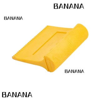 Banana1 เครื่องมือลูกกลิ้งยาง ลายไม้ สีเหลือง สําหรับทาสีผนังห้อง DIY