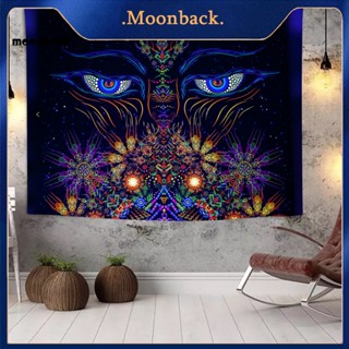 &lt;moonback&gt; พรมติดผนัง นํากลับมาใช้ใหม่ได้ สําหรับหอพัก ฮาโลวีน เทศกาล ปาร์ตี้ พื้นหลังผ้า ตกแต่งวันหยุด ทนต่อการสึกหรอ