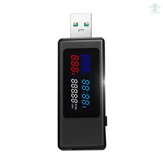 KWS-V30 USB Power Meter Tester 6in1 Current Voltage Timing Power Capacity Electric Quantity Tester with Power-off Memory Function