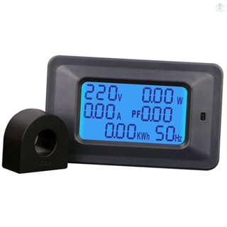 20A Digital Voltage Meter Energy Meter LCD 5KW Power Factor Energy Frequency Meters Voltmeter Ammeter Current Amps Watt Meter Tester Detector Indicator