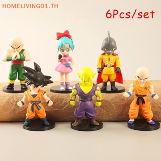 Onehome โมเดลฟิกเกอร์ อนิเมะดราก้อนบอล Super Saiyan Bulma 6 ชิ้น