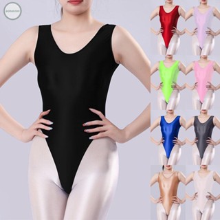 GORGEOUS~New Fashionable Womens Rompers Bodysuit M-XL Sexy Soft Swimwear Glossy