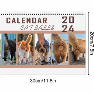 Cats Butts 2024 For Cats Lovers - Funny Cats Calendar, Cute Kitten Butt Calendar