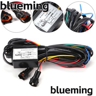 Blueming2 สวิตช์ควบคุมไฟเดย์ไลท์ LED 12-18V หรี่แสงได้ 12-18V สําหรับรถยนต์