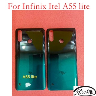 ฝาครอบแบตเตอรี่ด้านหลัง สําหรับ lnfinix Itel A55 Lite Itel A04 1 ชิ้น