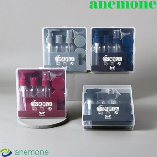 Anemone ชุดขวดรีฟิล PET สําหรับใส่เครื่องสําอาง ครีมอาบน้ํา