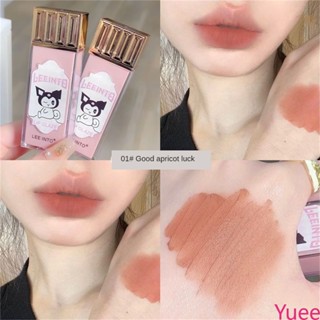 Leeinto Sweet Cloud Soft Mist Chocolate Lip Cream Lip Glaze ลิปสติกไม่จางหาย Whitening Matte Matte ราคาไม่แพงสำหรับนักเรียน yuee