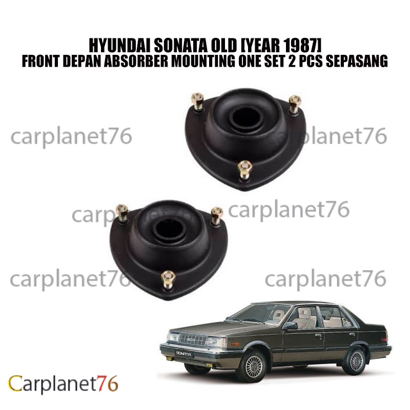HYUNDAI SONATA OLD [YEAR 1987] FRONT DEPAN ABSORBER MOUNTING ONE SET 2 ชิ้น SEPASANG