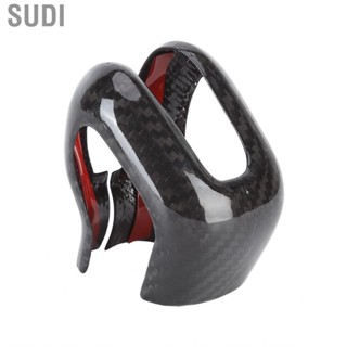 Sudi Knob Cover Carbon Fiber Auto Interior Decoration