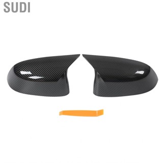 Sudi Car Side Door Rear View Mirror Decor Trim Wing Housing Cover 2pcs