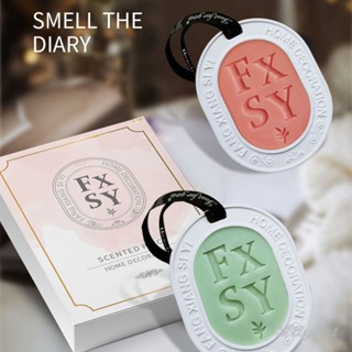 รายละเอียดสินค้า เม็ดน้ำหอมในรถยนต์ Solid Car Air Freshener Aromatherapy Plaster Wax Tablet ตู้เสื้อผ้า Deodorizer Aromatic Air Freshener กลิ่นหอมยาวนาน