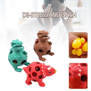 1x Squishy Dinosaur Stress Relief Ball Toy Kids Sensory Play Squeeze Gift