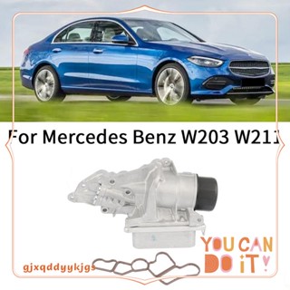 ตัวเรือนกรองน้ํามันเครื่อง สีเงิน 1 ชิ้น 2721800510, 2721800410 สําหรับ Mercedes Benz W203 W211