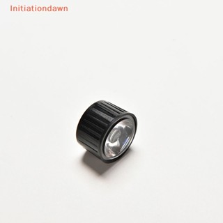 [Initiationdawn] เลนส์ไฟ LED 120 องศา พลังงานสูง 1W 3W พร้อมสกรู 20 มม. สีดํา 10 ชิ้น