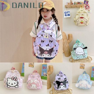 Danilo กระเป๋าเป้สะพายหลัง ลายการ์ตูน Kuromi Melody Kitty Cat Cinnamoroll สไตล์เกาหลี สําหรับเด็ก