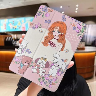 พับได้ เคาไอแพด ลายการ์ตูน เคสใสไอแพด Mikko ไอเเพด 10.2 gen7/8/9 iPad gen10 ipad Pro11 2018-2022 ipad 10.9 Air4/5 mini45