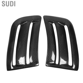 Sudi Front Bumper Side Vent Cover Epoxy Coated Car Trim Glossy 1 Pair for Vehicle