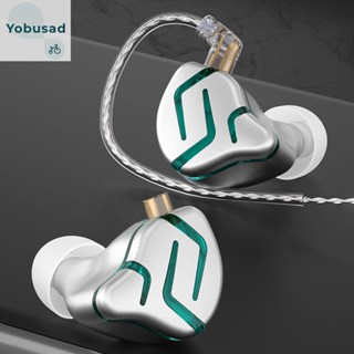 [Yobusad.th] Kz-zes หูฟังตัดเสียงรบกวน HiFi Bass Monitor Earbuds สําหรับเพลง กีฬา เกม