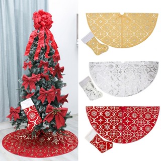 ⚡XMAS⚡Christmas Tree Skirt Christmas Cover Decor Ornaments Polyester Vintage