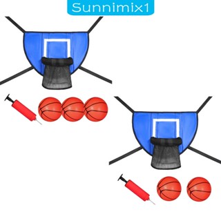 [Sunnimix1] ห่วงบาสเก็ตบอล ขนาดเล็ก ป้องกันแดด สําหรับแทรมโพลีน