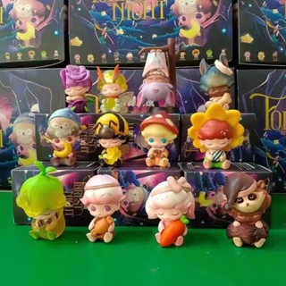 ตุ๊กตาฟิกเกอร์ Dimoo Forest Night Series Mystery Box POPMART POPMART ของเล่นสําหรับเด็ก