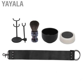 Yayala Beard Grooming Kit  Sharpening Cloth Elegant Style Men Trimming Tool Brush for Travel