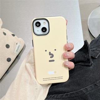 เคสโทรศัพท์มือถือ Tpu นิ่ม กันกระแทก ลายการ์ตูนตลก สร้างสรรค์ สําหรับ IPhone 11 14 12 13 Pro Max 15 15promax 2-in-1