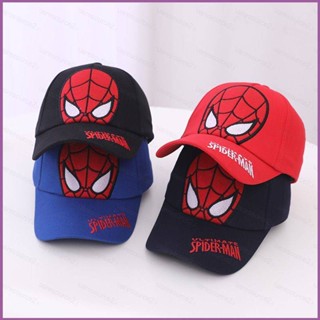 Sq2 หมวกเบสบอล กันแดด ระบายอากาศ ลายการ์ตูน Marvel Spider-Man น่ารัก สําหรับเด็ก