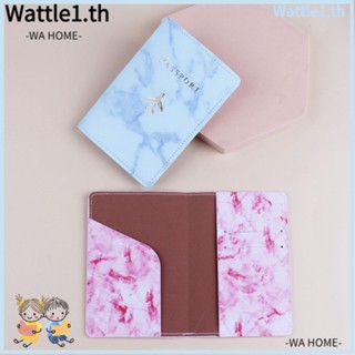 Wttle กระเป๋าสตางค์ หนัง PU กันน้ํา แบบพกพา ใส่หนังสือเดินทางได้ สําหรับผู้ชาย และผู้หญิง