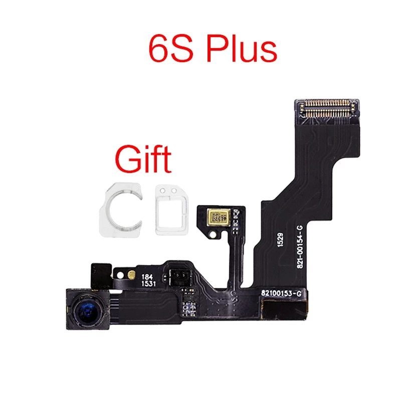 สายแพกล้องหน้า พร้อมแหวนพลาสติก สําหรับ iPhone 5 5S 6S 7 8 Plus X 1 ชิ้น thumbnail 5